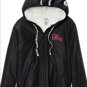 PINK Ohio State Buckeyes Full-Zip Anorak